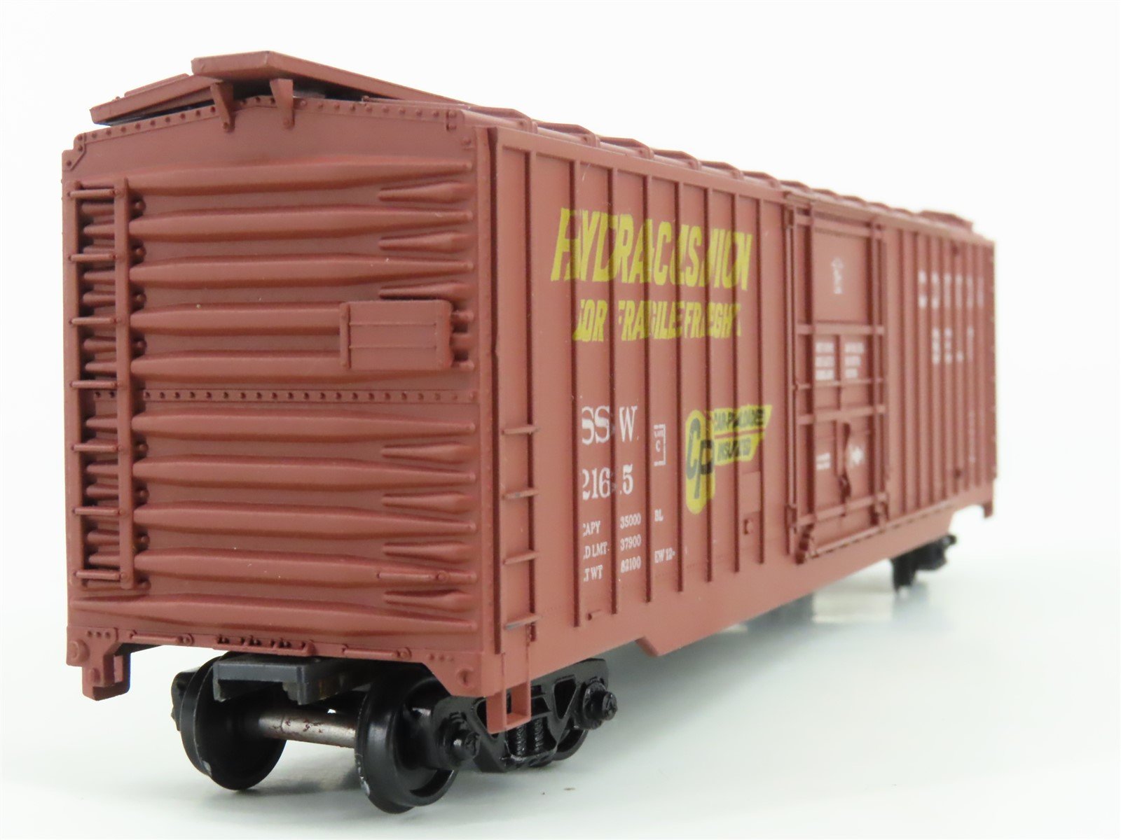 HO Scale Athearn 1338 SSW Cotton Belt 50' Plug Door Box Car #21615 - Upgraded