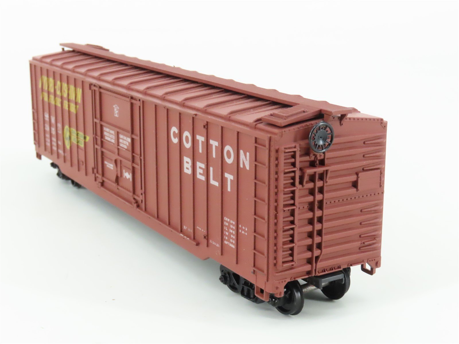 HO Scale Athearn 1338 SSW Cotton Belt 50' Plug Door Box Car #21615 - Upgraded