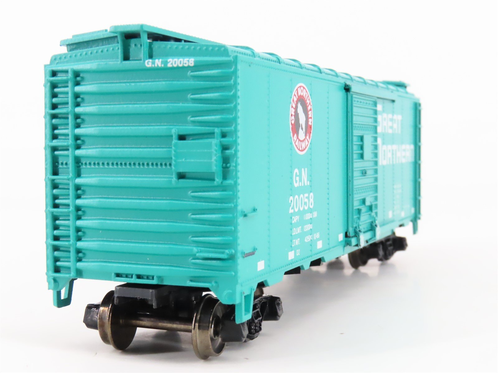 HO Scale Athearn/Rail Runner 209 GN Great Northern 40' Box Car #20058 - Upgraded