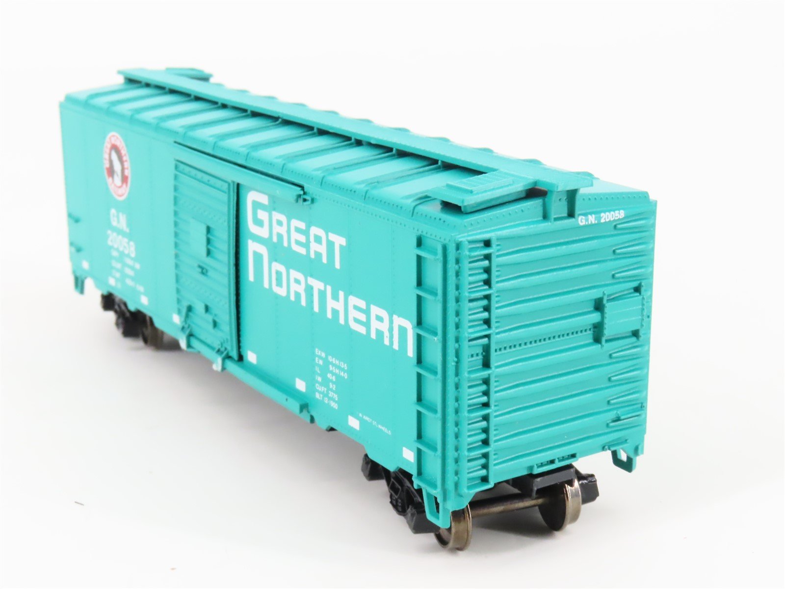 HO Scale Athearn/Rail Runner 209 GN Great Northern 40' Box Car #20058 - Upgraded