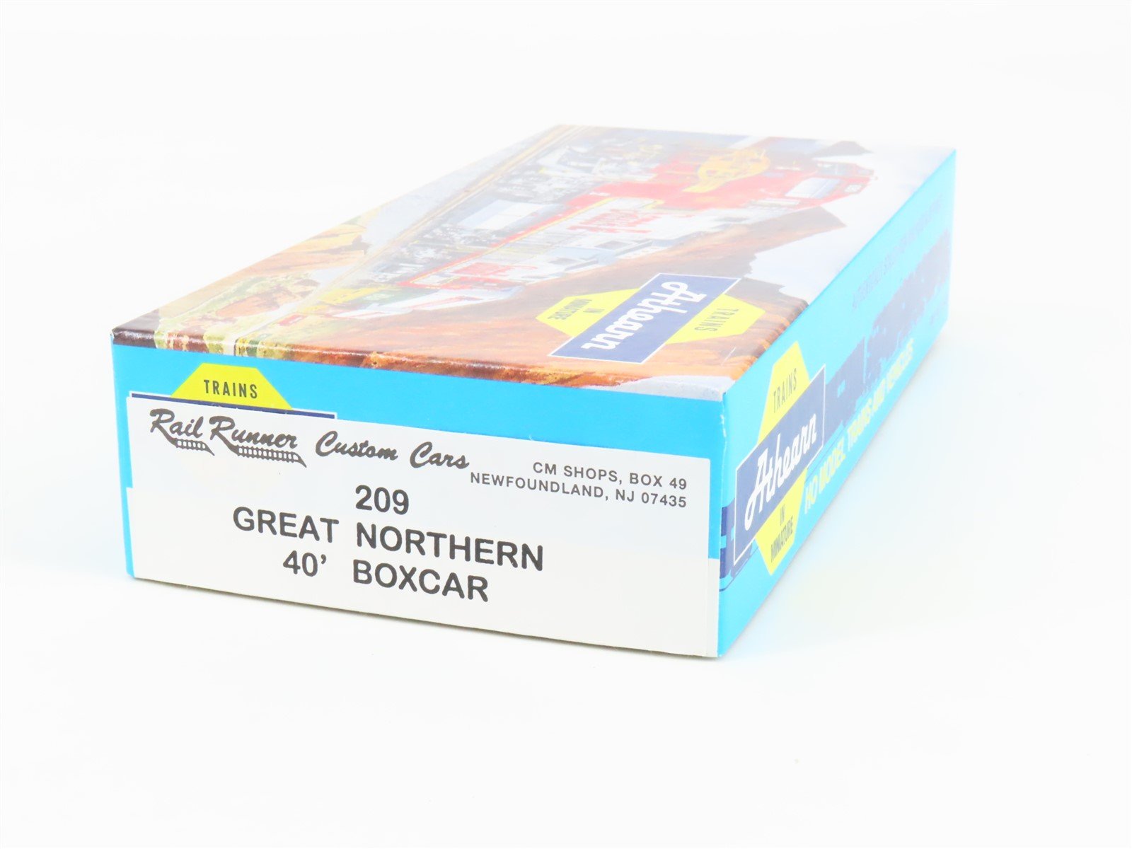 HO Scale Athearn/Rail Runner 209 GN Great Northern 40' Box Car #20058 - Upgraded