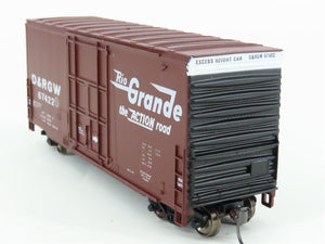 HO Scale Athearn 1964 D&RGW Rio Grande 40' Hi-Cube Box Car #67422 - Upgraded