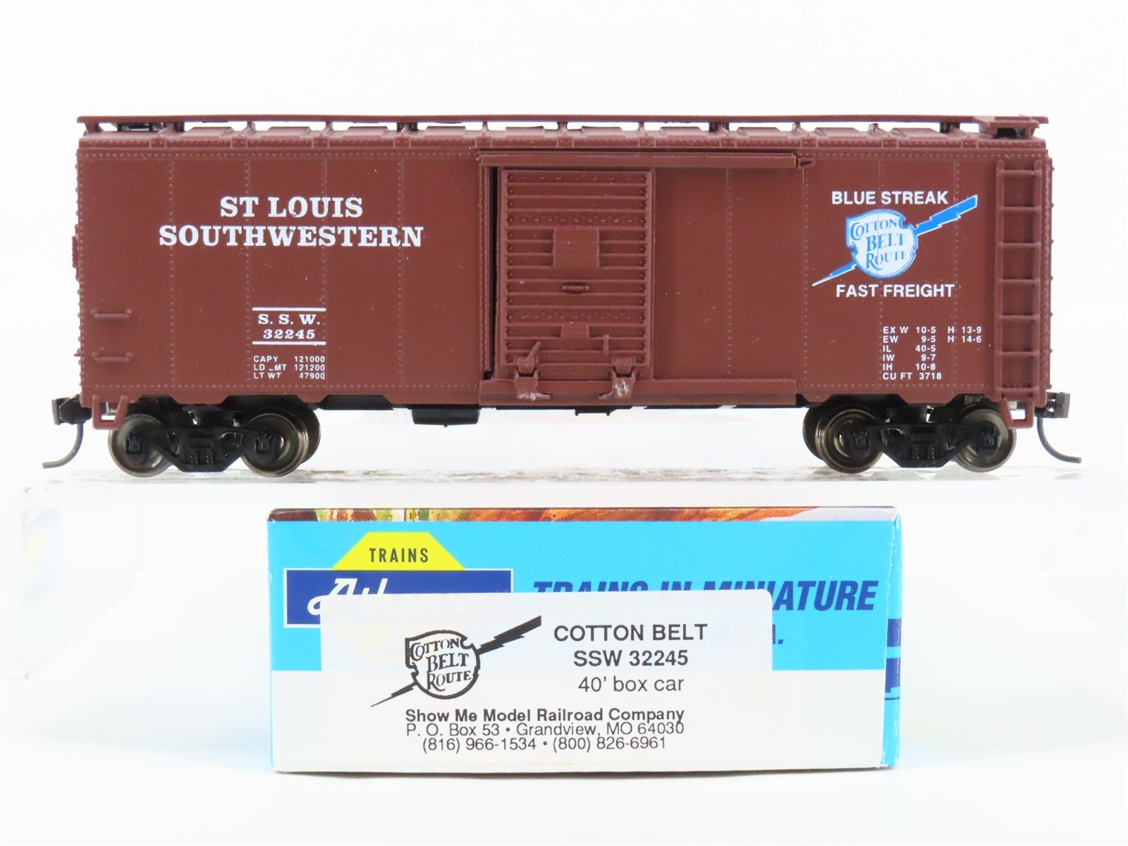 HO Athearn/Show Me SSW Cotton Belt 