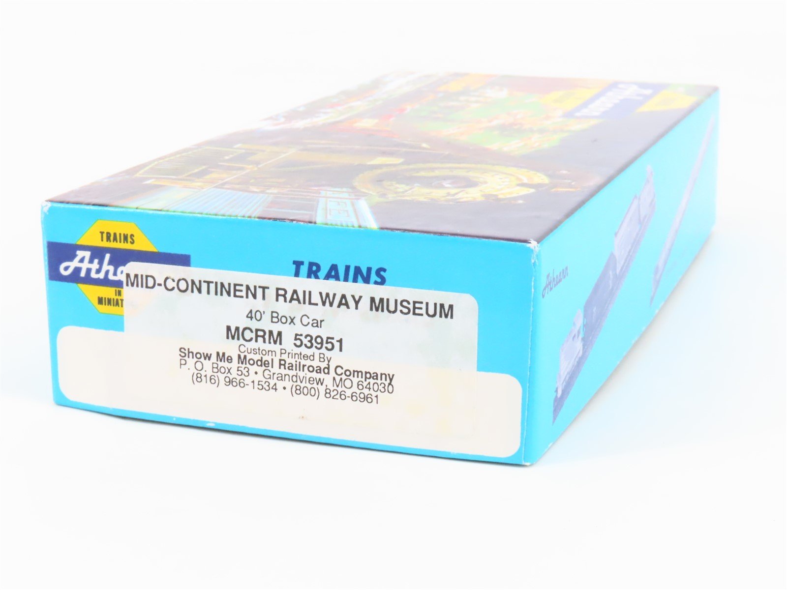 HO Scale Athearn/Show Me MCRM Mid Continent Railway Museum 40' Box Car #53951