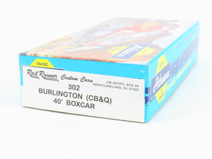 HO Athearn/Rail Runner 302 CB&Q Burlington Route 40' Box Car #38975 - Upgraded