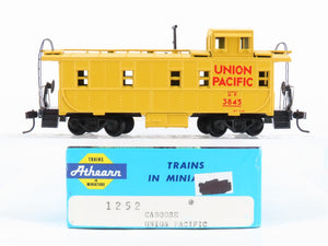 HO Scale Athearn 1252 UP Union Pacific Offset Cupola Steel Caboose #3845