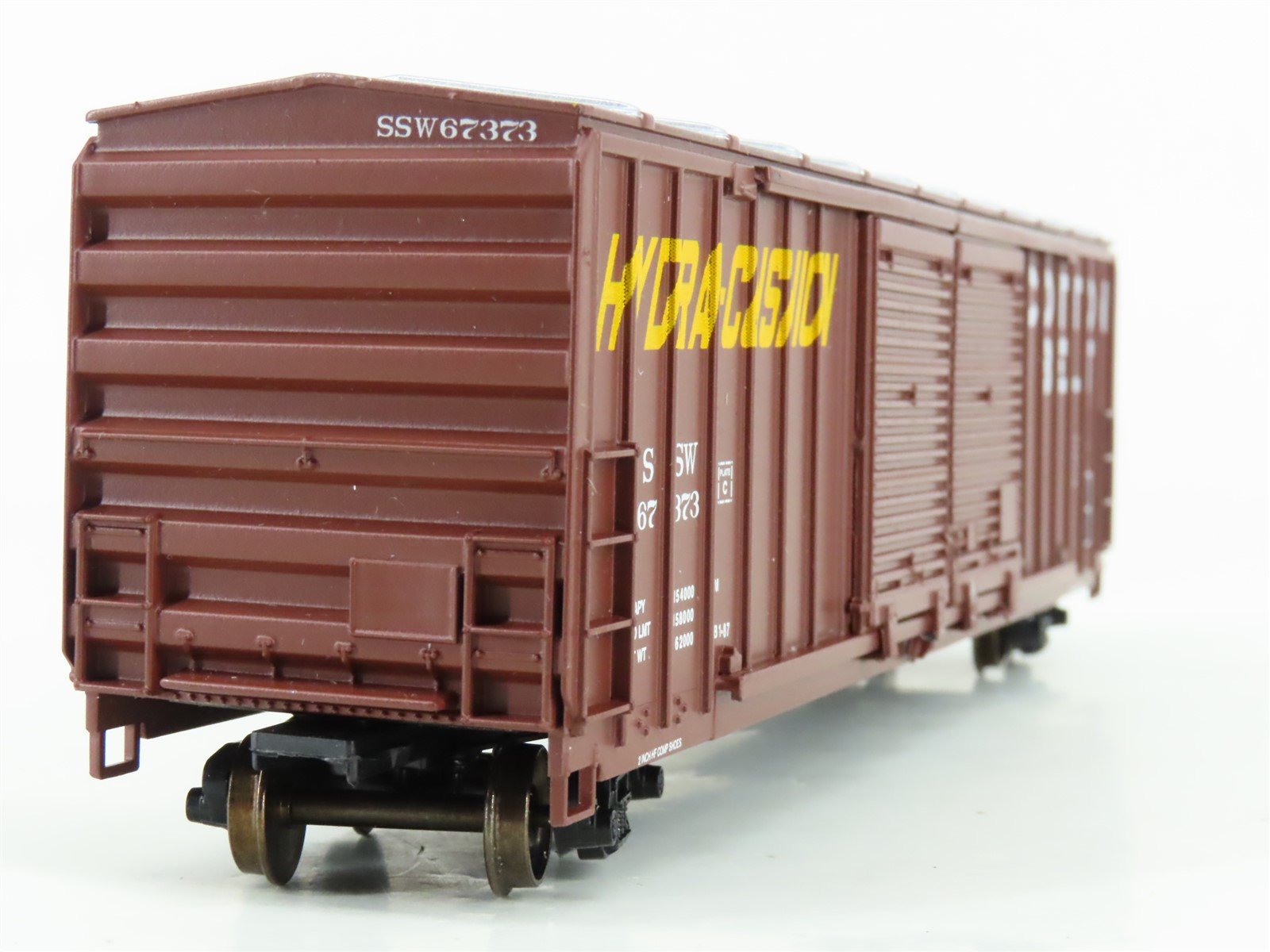 HO Scale Athearn 5083 SSW Cotton Belt 50' Double Door Box Car #67373 - Upgraded