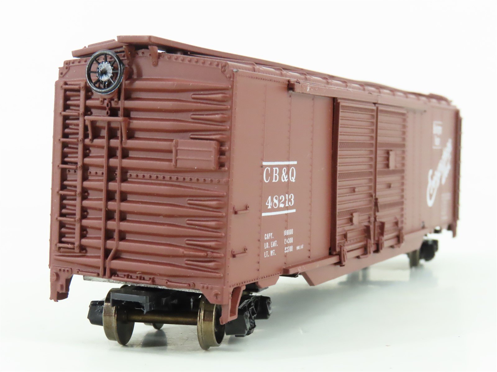 HO Scale Athearn 5040 CB&Q Burlington Route 50' Auto Box Car #48213 - Upgraded