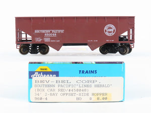 HO Athearn Bev-Bel 960-4 SP Southern Pacific 2-Bay Hopper #450048 - Upgraded
