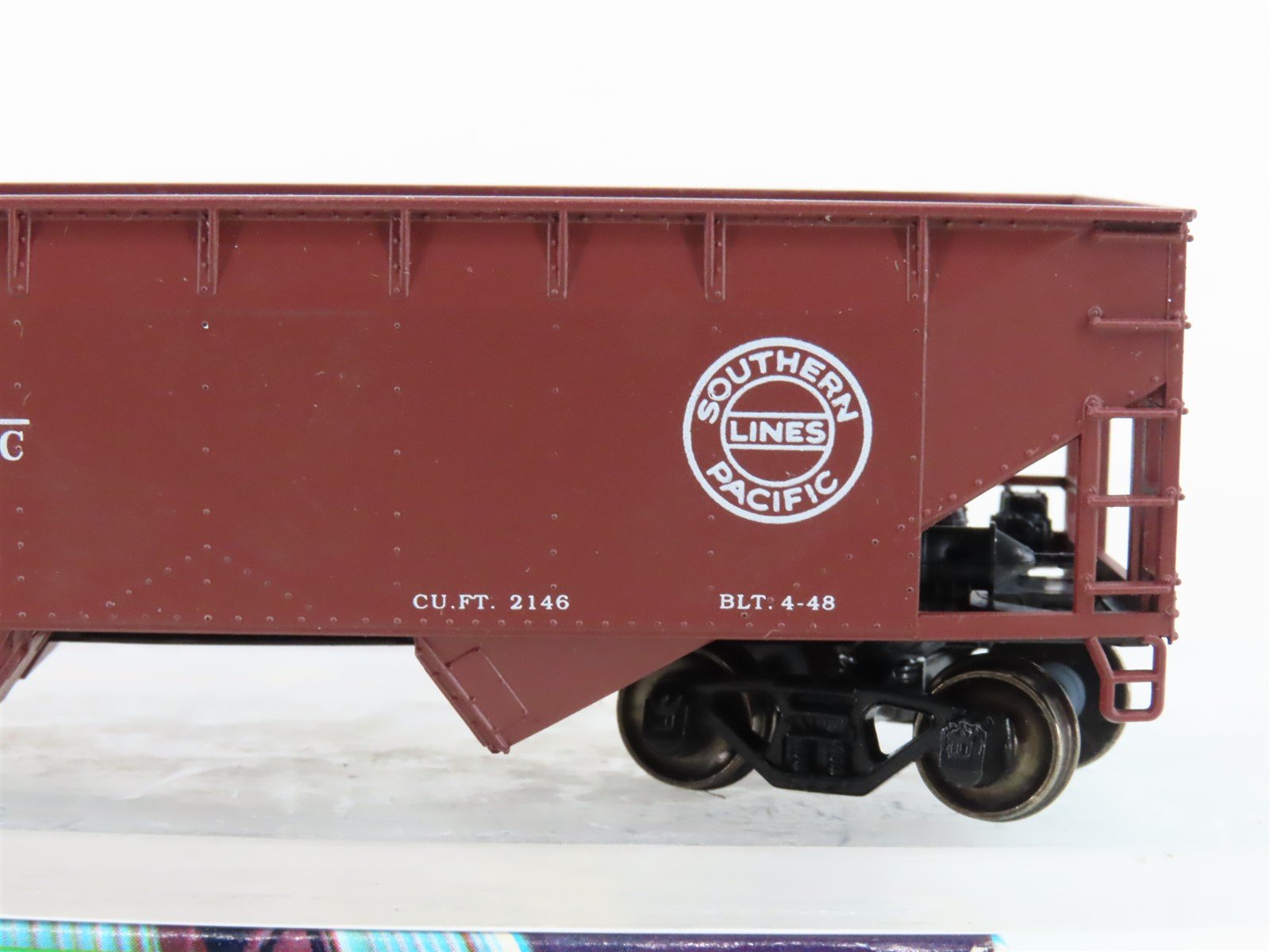 HO Athearn Bev-Bel 960-4 SP Southern Pacific 2-Bay Hopper #450048 - Upgraded