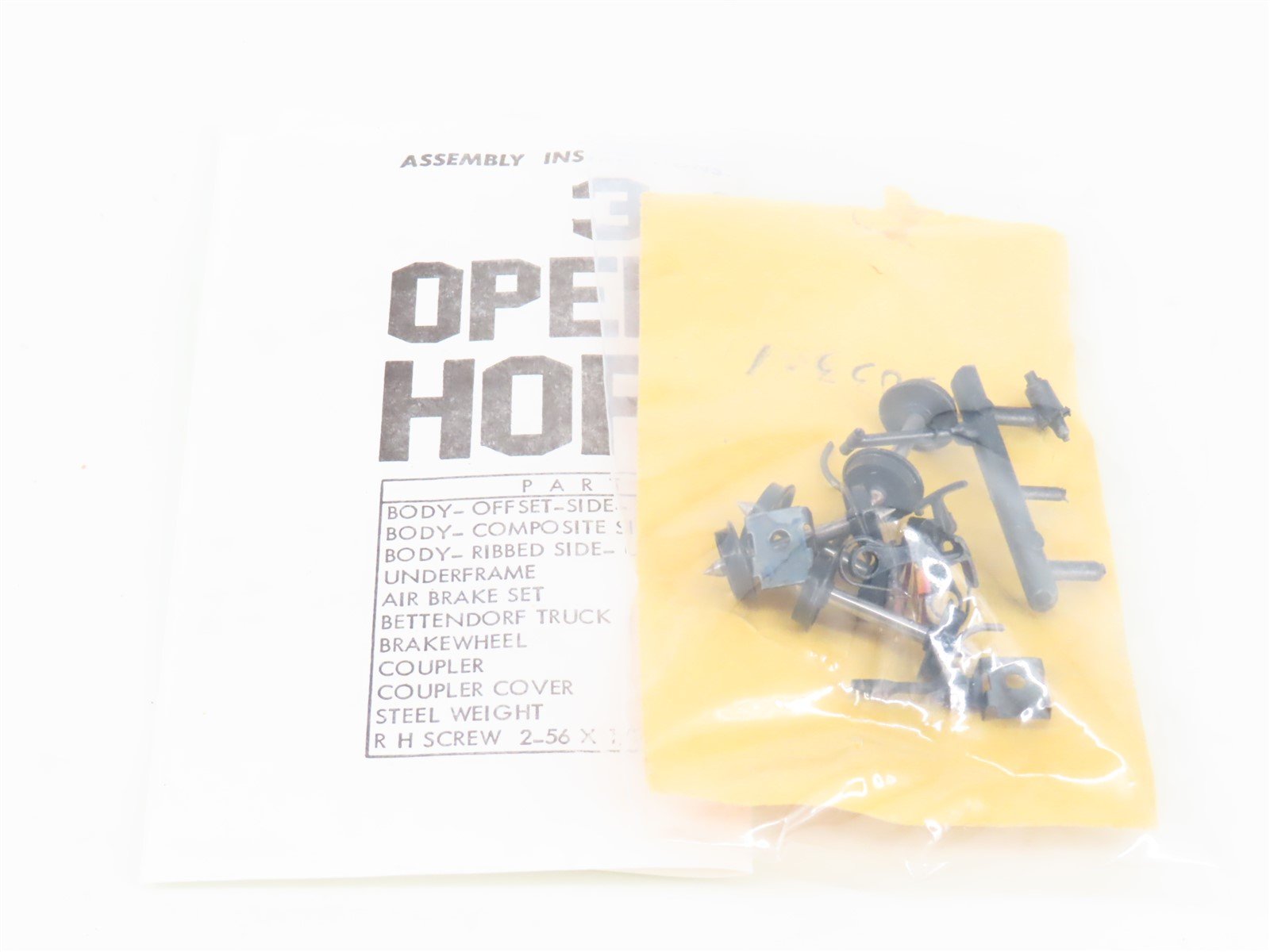 HO Athearn Bev-Bel 960-4 SP Southern Pacific 2-Bay Hopper #450048 - Upgraded