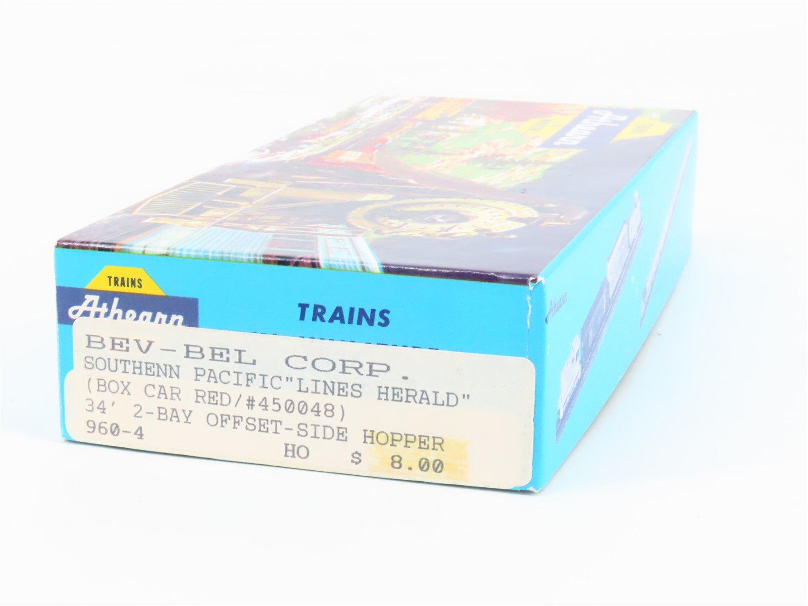 HO Athearn Bev-Bel 960-4 SP Southern Pacific 2-Bay Hopper #450048 - Upgraded