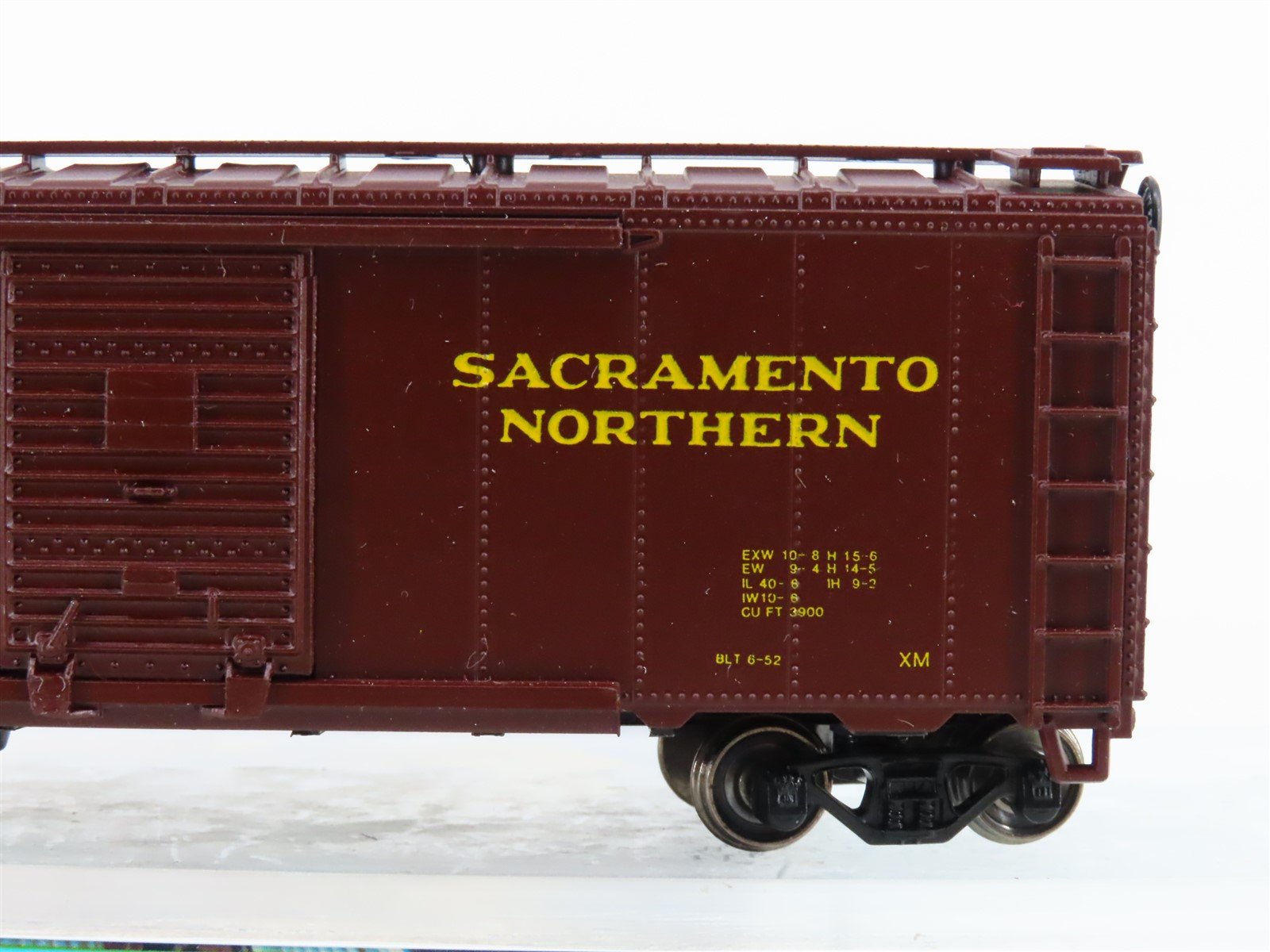 HO Athearn Bev-Bel 1725-1 WP Sacramento Northern 40' Box Car #20122 - Upgraded