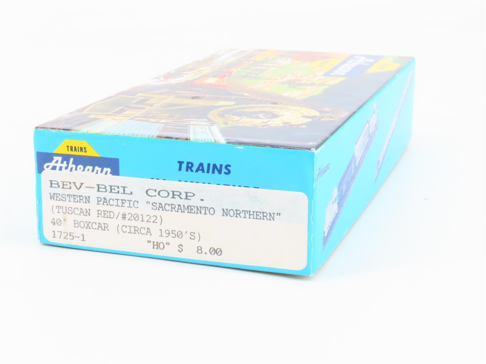 HO Athearn Bev-Bel 1725-1 WP Sacramento Northern 40' Box Car #20122 - Upgraded