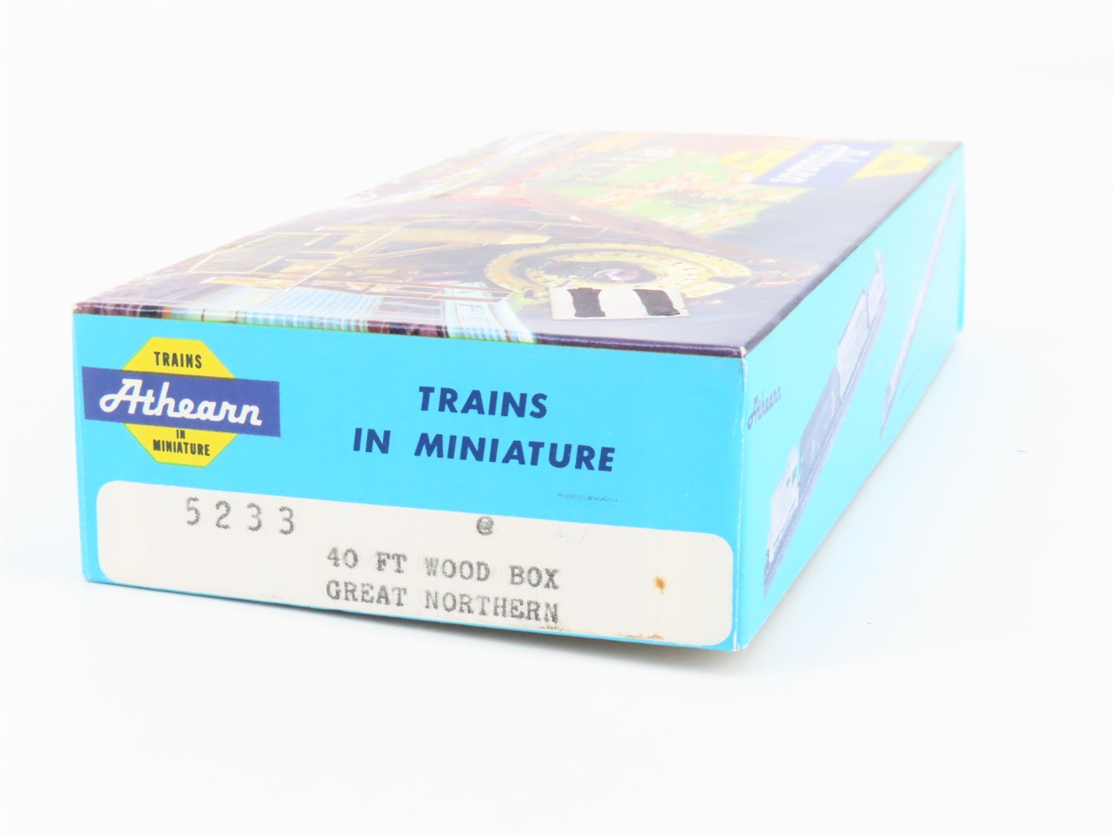 HO Athearn 5233 GN Great Northern Glacier National Park 40' Wood Box Car #50766