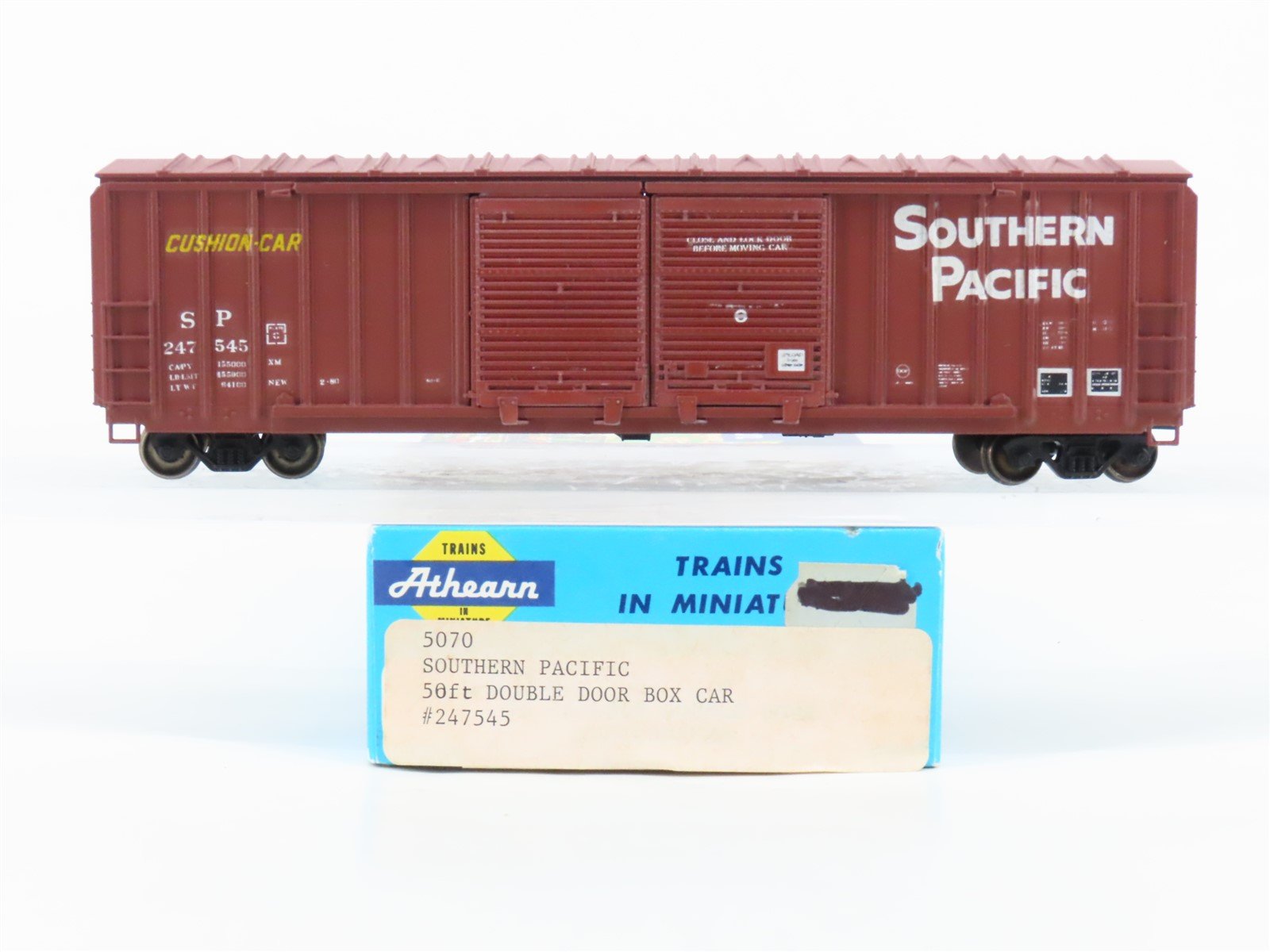 HO Athearn 5070 SP Southern Pacific 50' Box Car #247545 - Custom - Upgraded