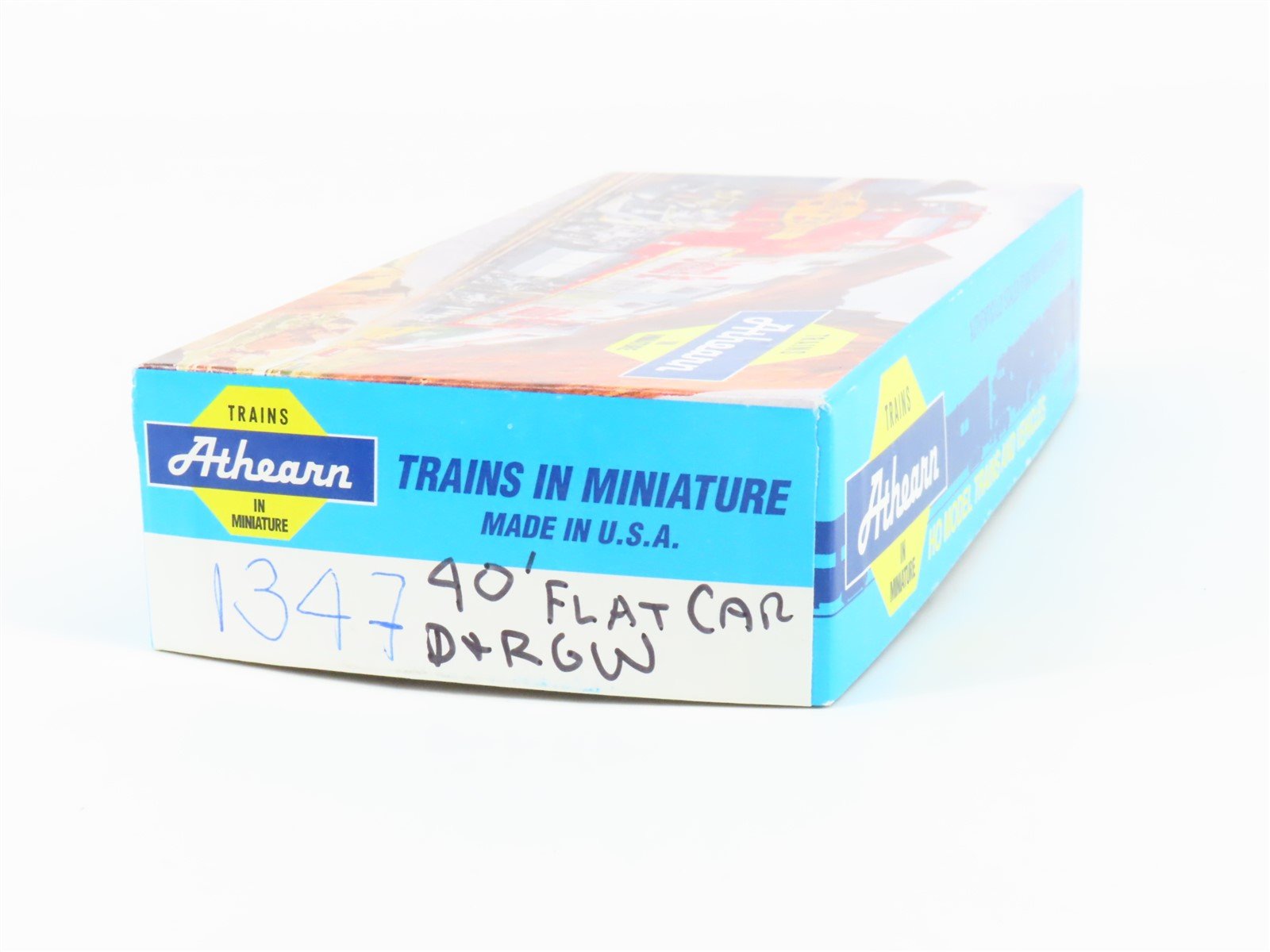 HO Scale Athearn 1347 D&RGW Rio Grande 40' Flat Car #22318 - Upgraded