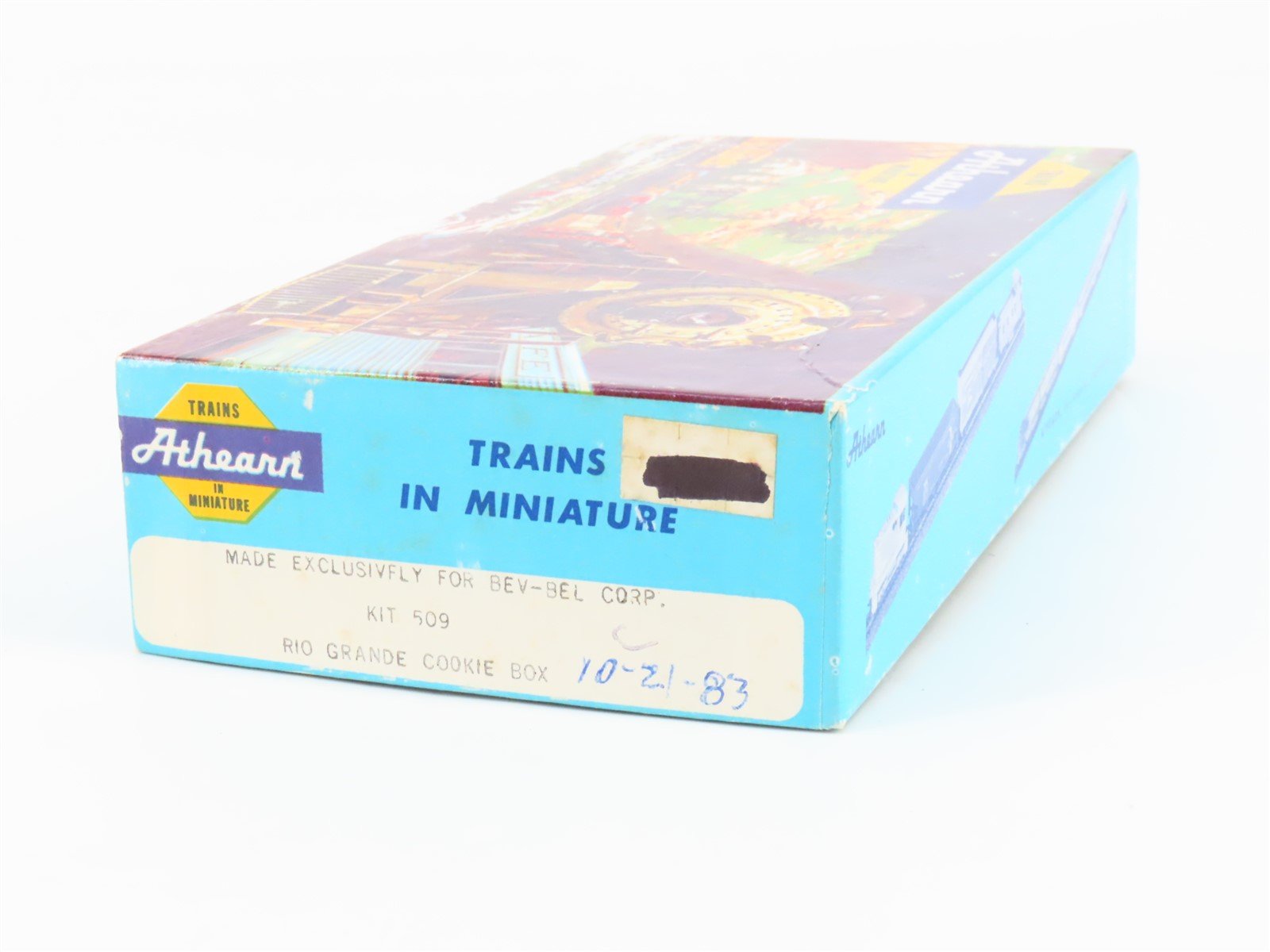 HO Scale Athearn Bev-Bel 509 D&RGW Rio Grande 40' Box Car #60037 - Upgraded