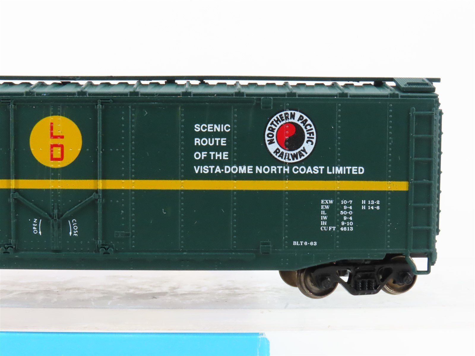 HO Athearn Bev-Bel 835-2 NP Northern Pacific 50' Box Car #98416 - Upgraded