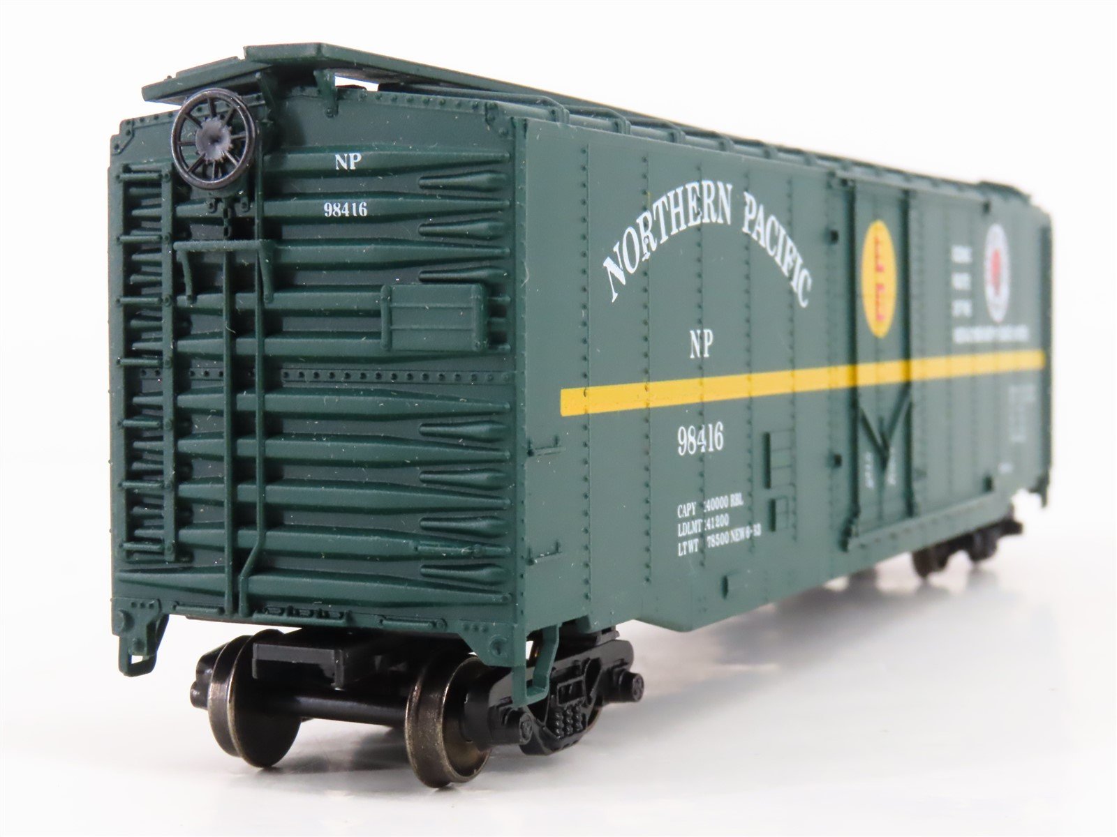HO Athearn Bev-Bel 835-2 NP Northern Pacific 50' Box Car #98416 - Upgraded