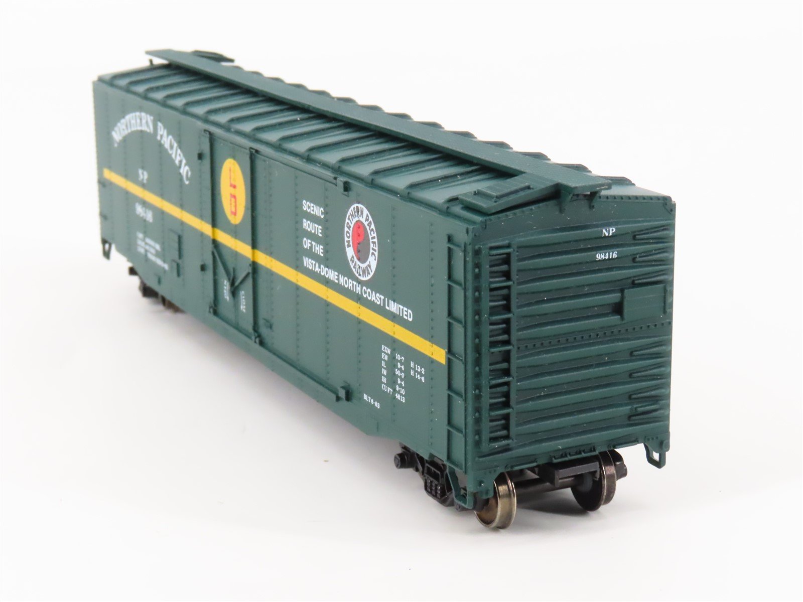 HO Athearn Bev-Bel 835-2 NP Northern Pacific 50' Box Car #98416 - Upgraded