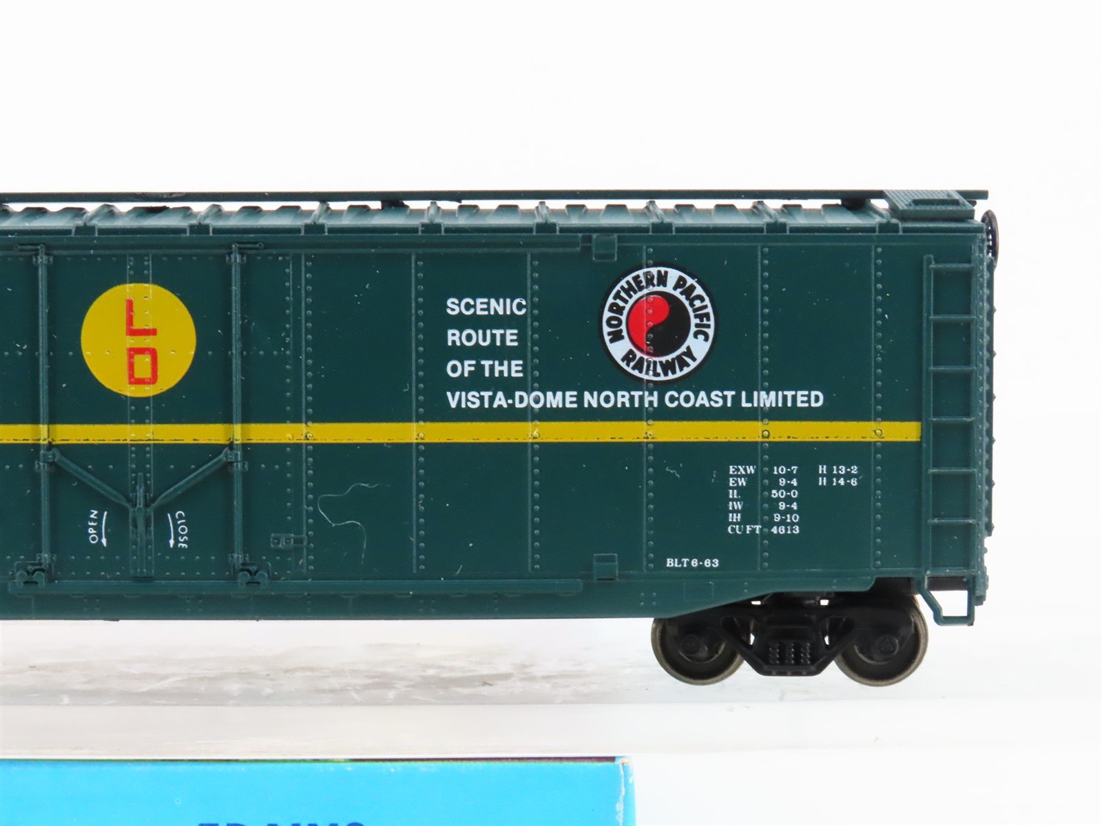 HO Athearn/Rail Runner 196 NP Northern Pacific 50' Box Car #97015 - Upgraded