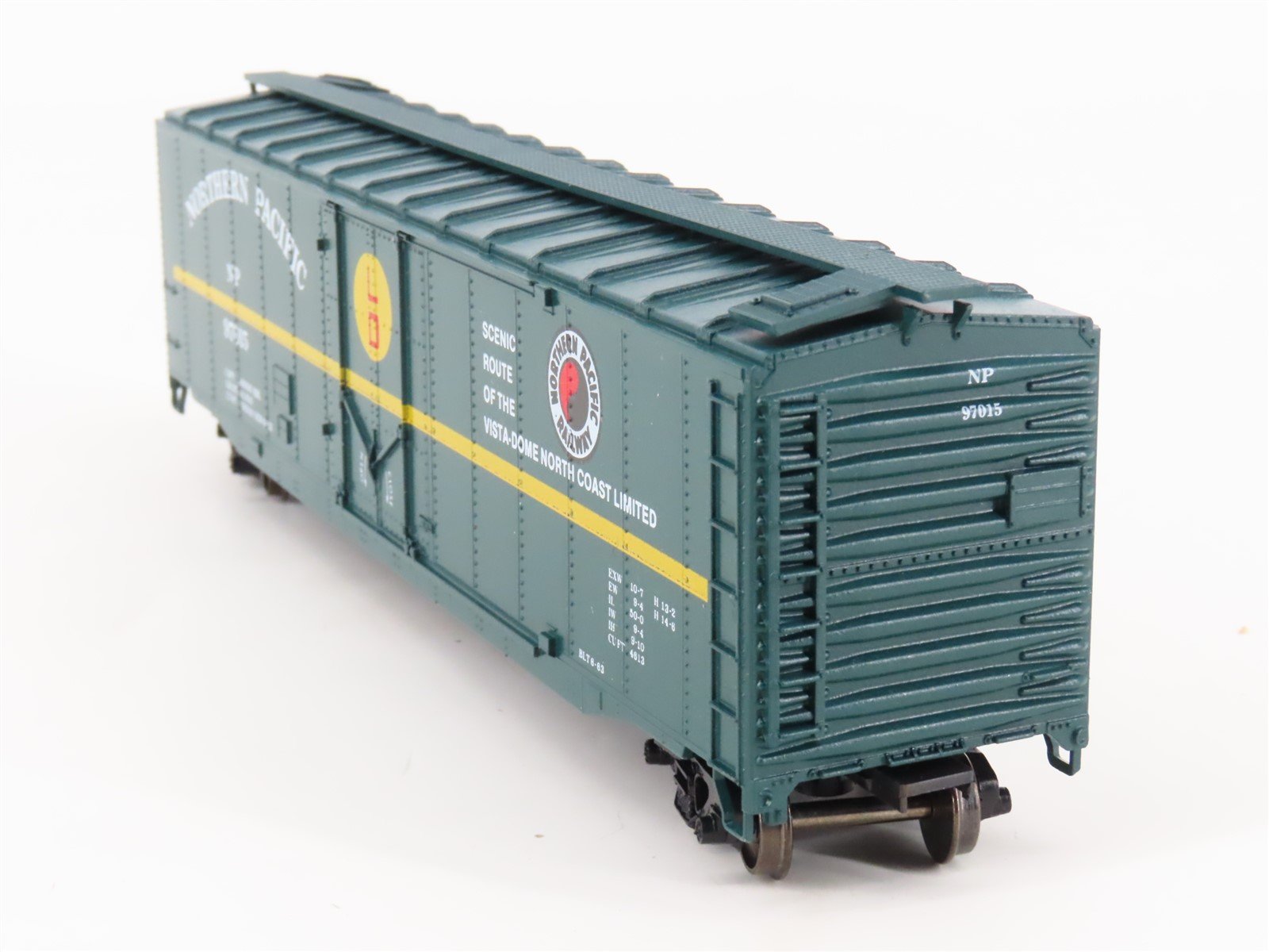 HO Athearn/Rail Runner 196 NP Northern Pacific 50' Box Car #97015 - Upgraded