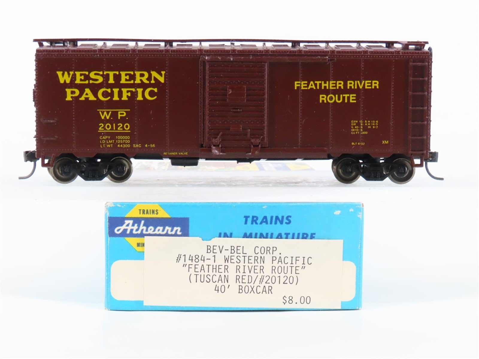 HO Athearn Bev-Bel 1484-1 WP 