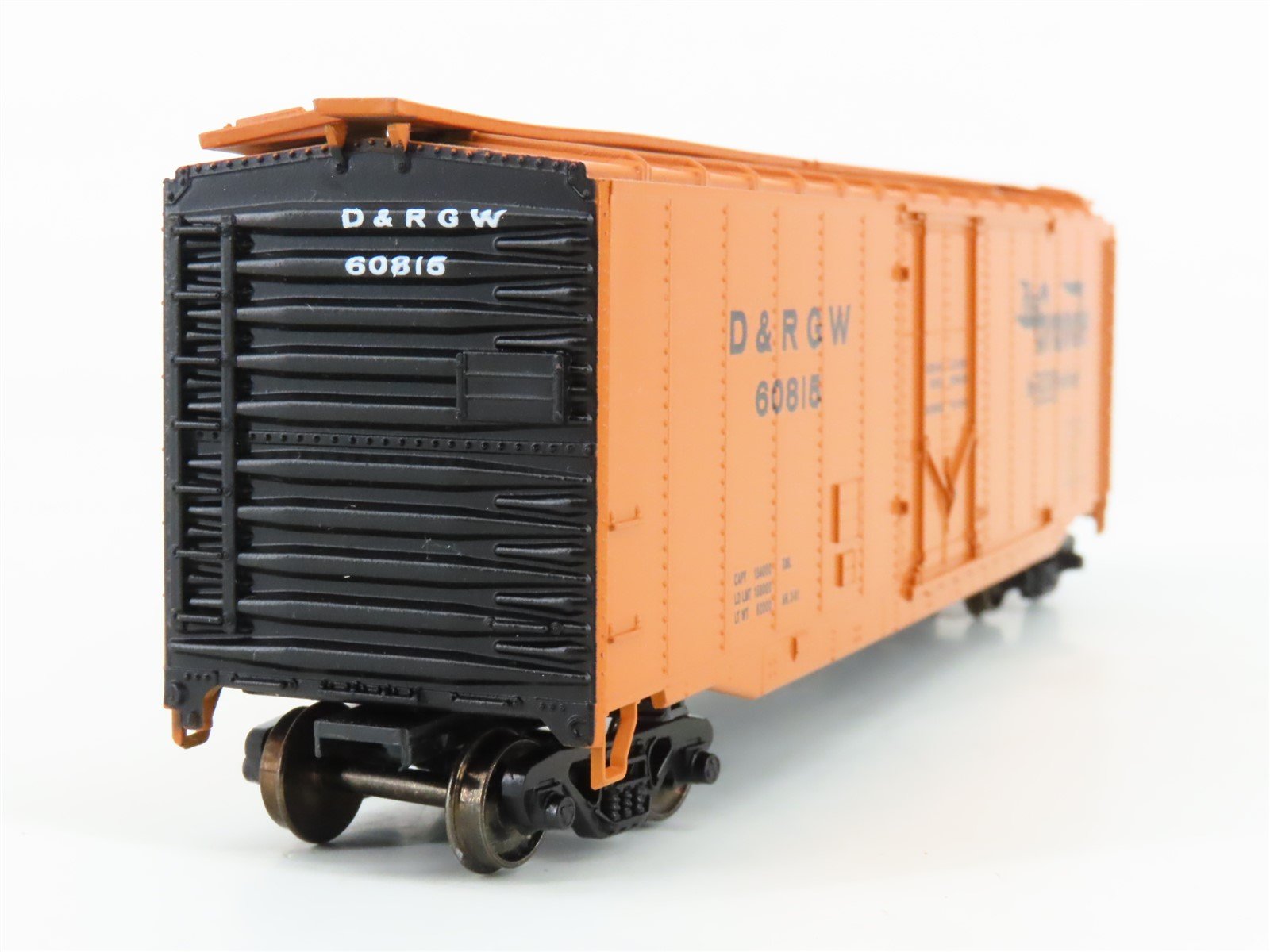 HO Scale Athearn 439-1 D&RGW Rio Grande 50' Plug Door Box Car #60815 - Upgraded