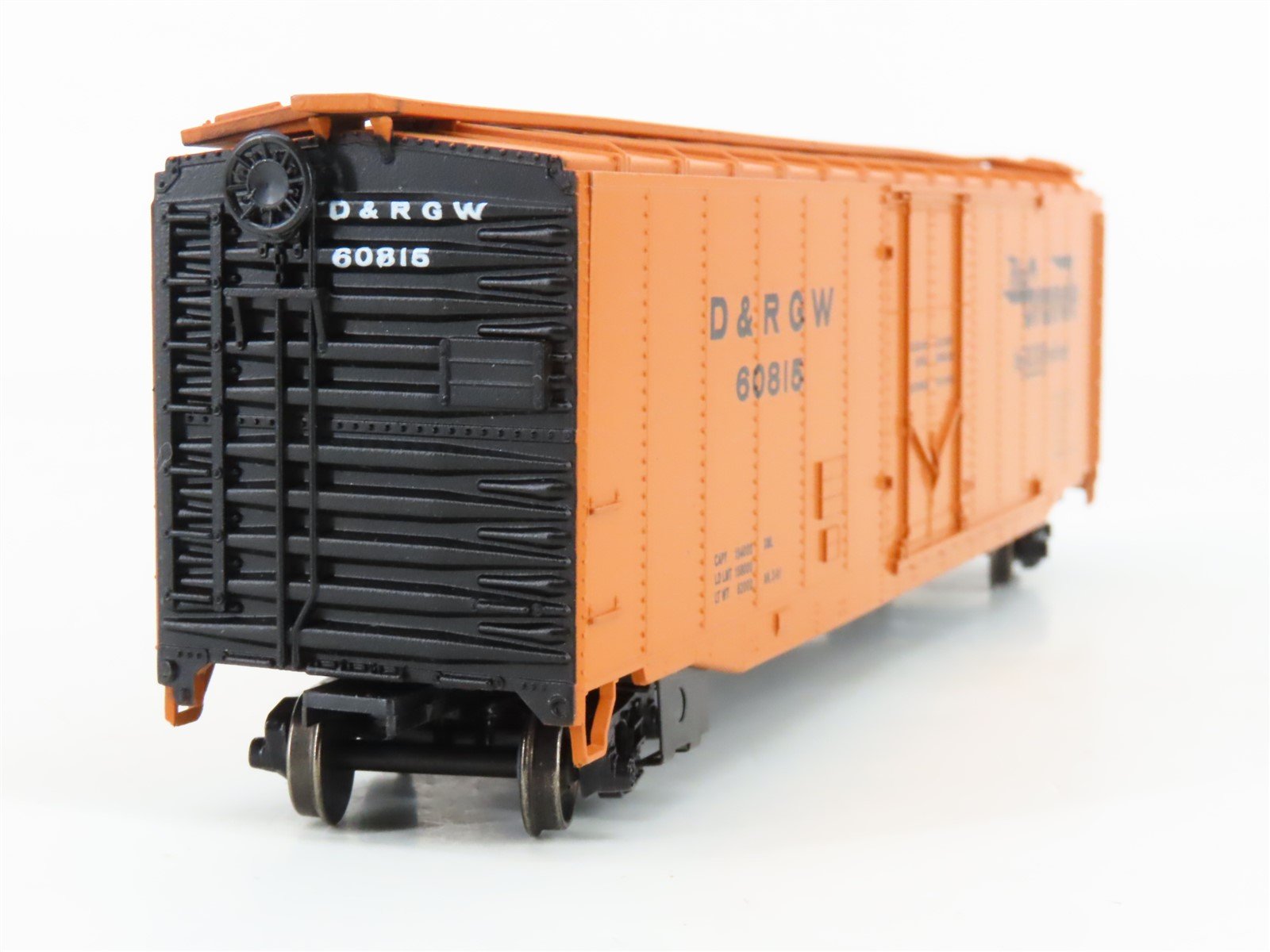 HO Scale Athearn 439-1 D&RGW Rio Grande 50' Plug Door Box Car #60815 - Upgraded
