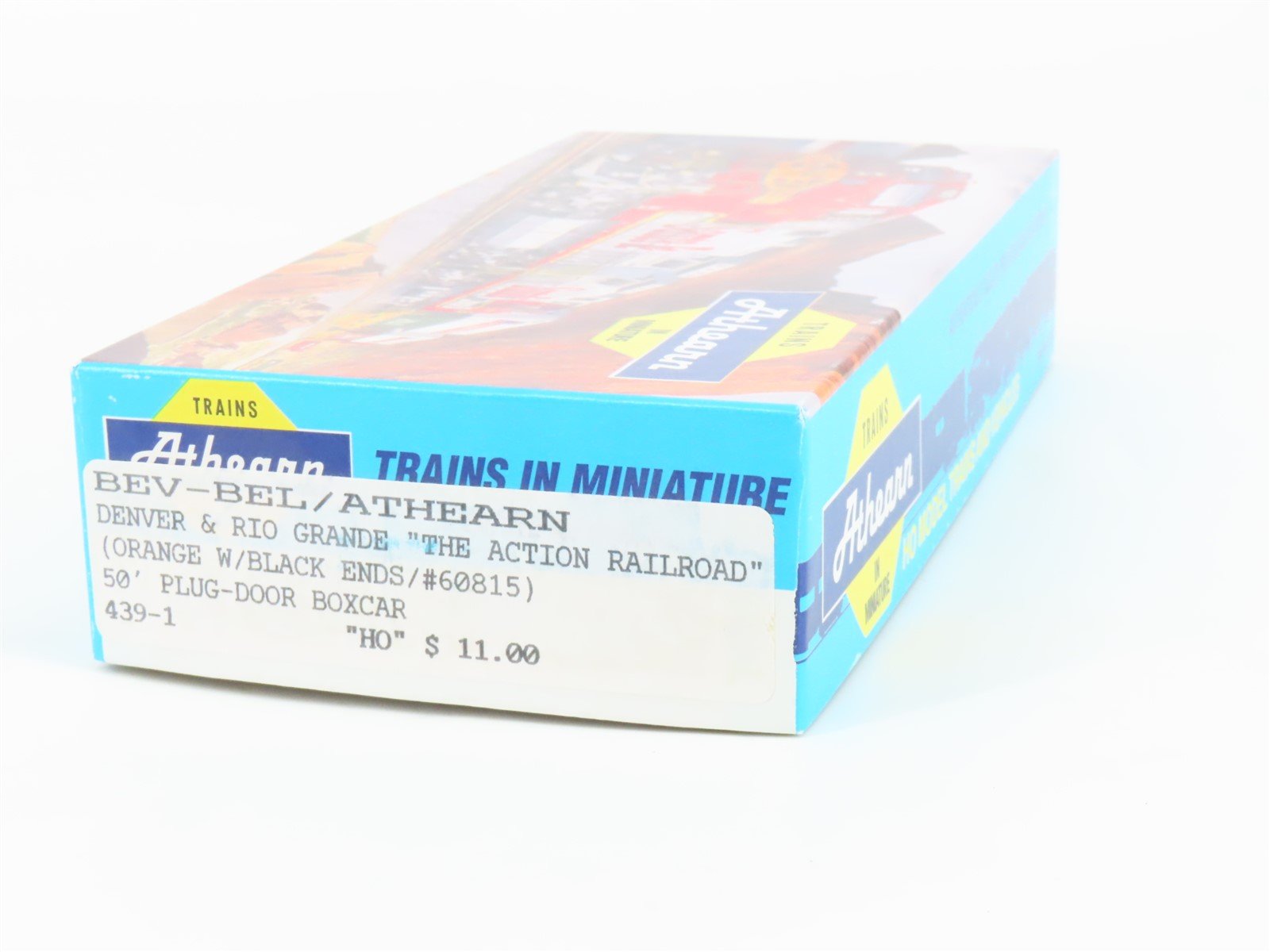 HO Scale Athearn 439-1 D&RGW Rio Grande 50' Plug Door Box Car #60815 - Upgraded