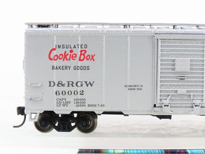 HO Athearn Bev-Bel 509-2 D&RGW Cookie Box 40' Box Car Custom Rd #60002 -Upgraded
