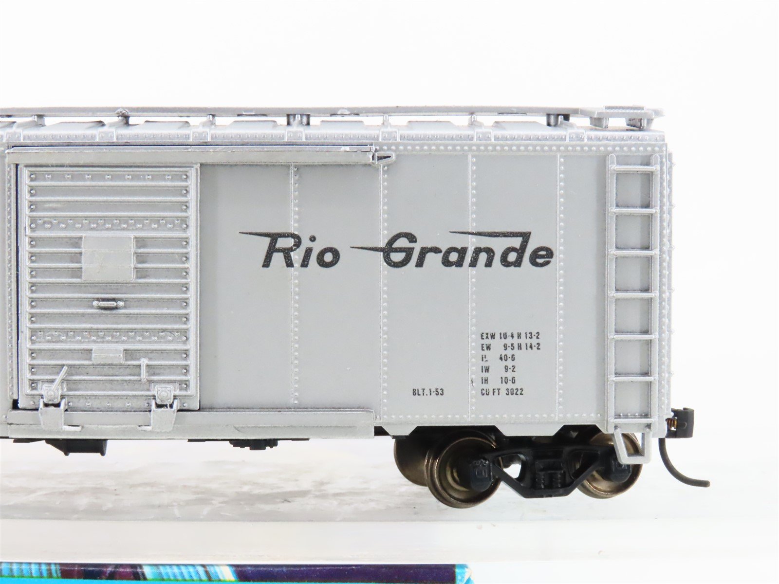 HO Athearn Bev-Bel 509-2 D&RGW Cookie Box 40' Box Car Custom Rd #60002 -Upgraded