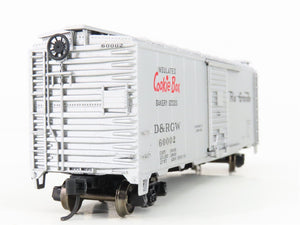 HO Athearn Bev-Bel 509-2 D&RGW Cookie Box 40' Box Car Custom Rd #60002 -Upgraded