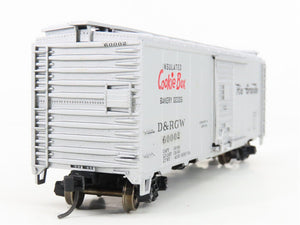 HO Athearn Bev-Bel 509-2 D&RGW Cookie Box 40' Box Car Custom Rd #60002 -Upgraded