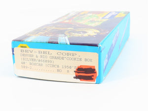 HO Athearn Bev-Bel 509-2 D&RGW Cookie Box 40' Box Car Custom Rd #60002 -Upgraded