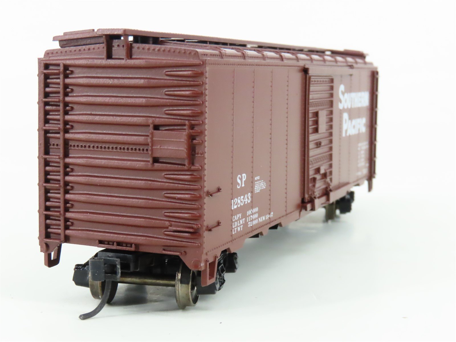 HO Scale Athearn Bev-Bel 1170 SP Southern Pacific 40' Box Car #128543 - Upgraded