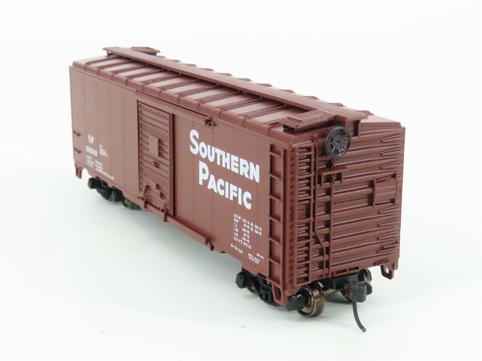 HO Scale Athearn Bev-Bel 1170 SP Southern Pacific 40' Box Car #128543 - Upgraded