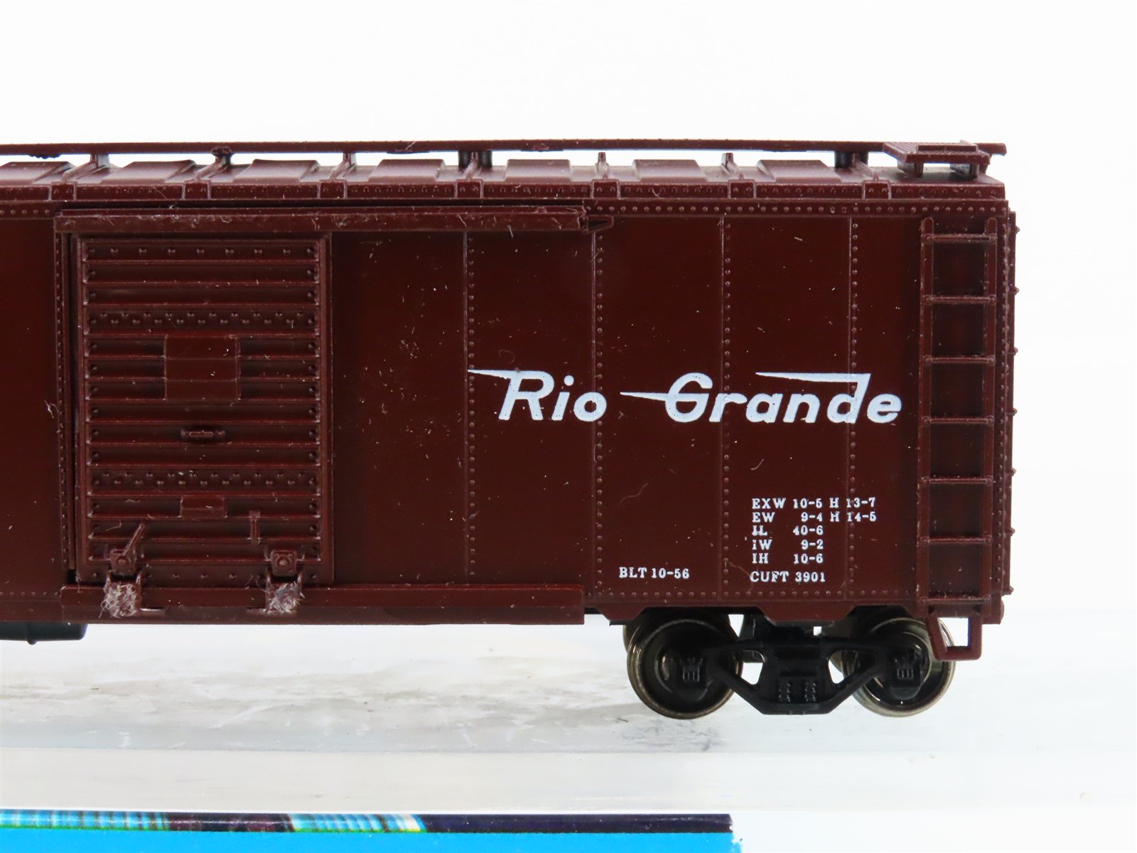 HO Scale Athearn Bev-Bel 1133-1 D&RGW Rio Grande 40' Box Car #68259 - Upgraded
