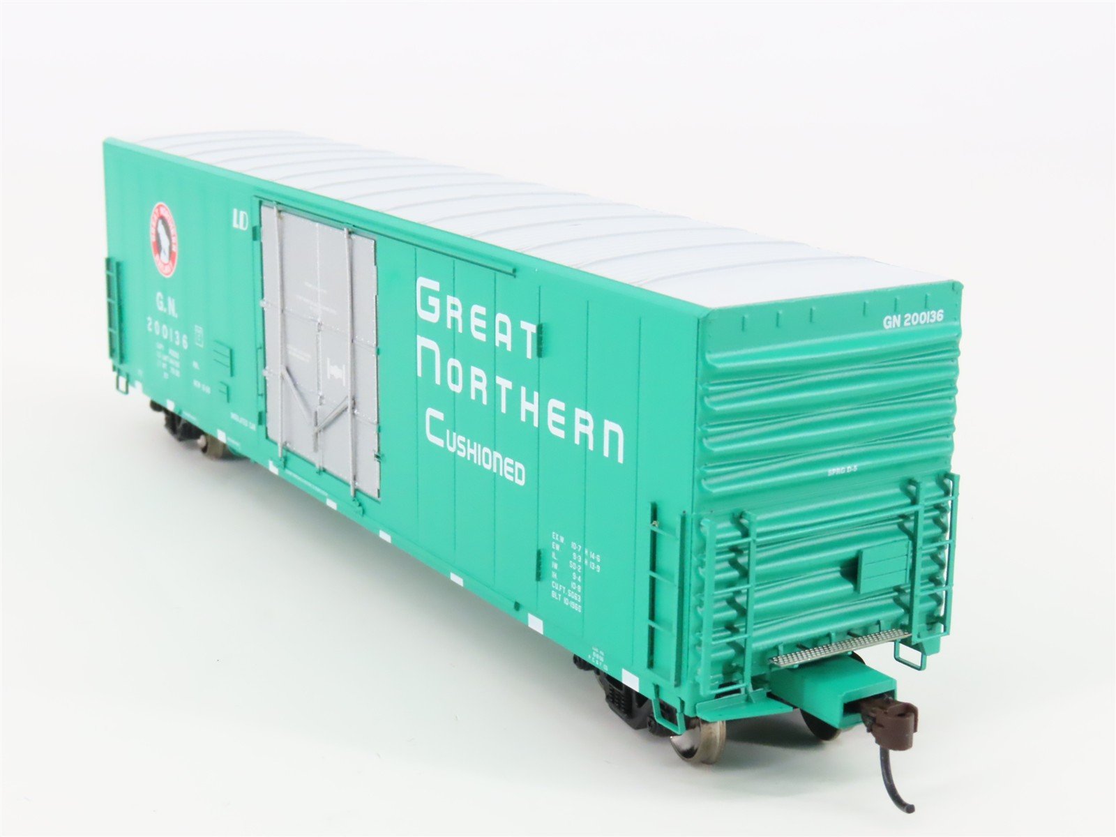 HO Scale Athearn 88957 GN Great Northern Railway 50' Plug Door Box Car #200136