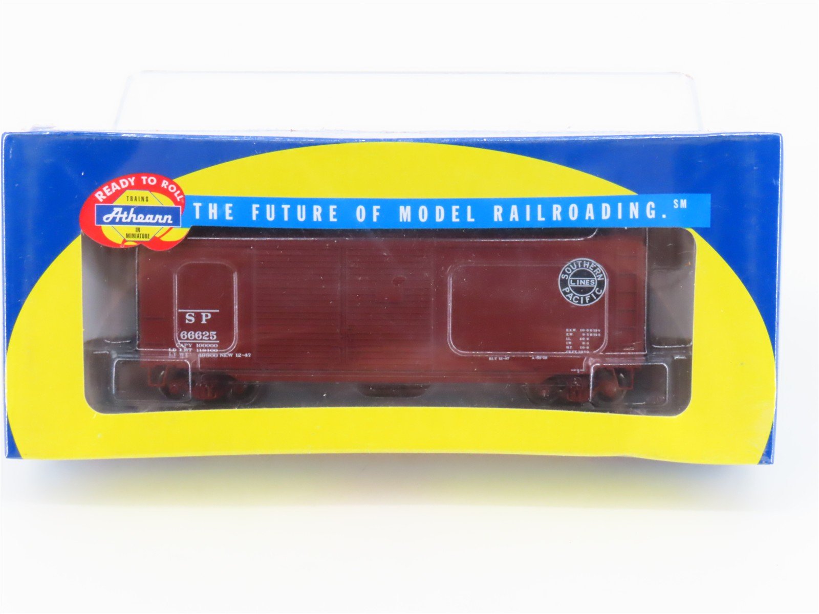 HO Scale Athearn 70882 SP Southern Pacific 40' Double Door Box Car #66625 Sealed
