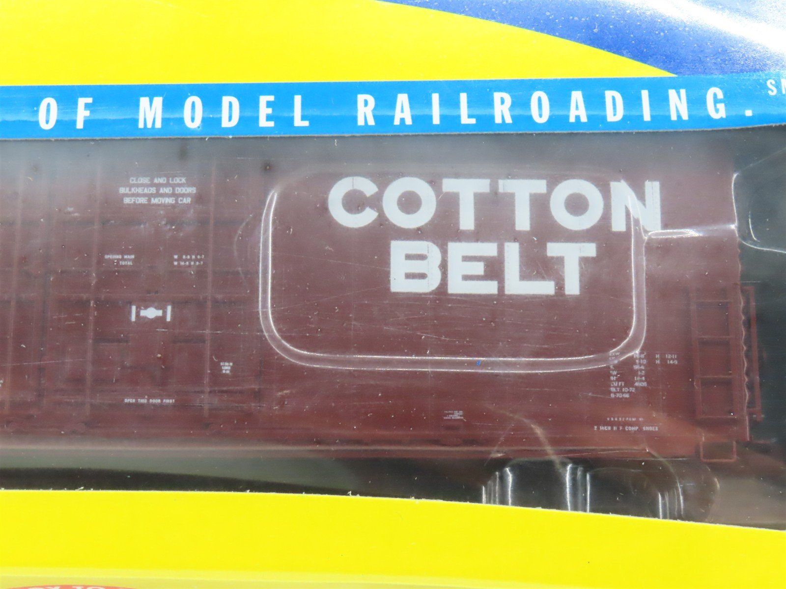 HO Athearn 89175 SSW Cotton Belt 50' Double Plug Doors Box Car #23273 - Sealed