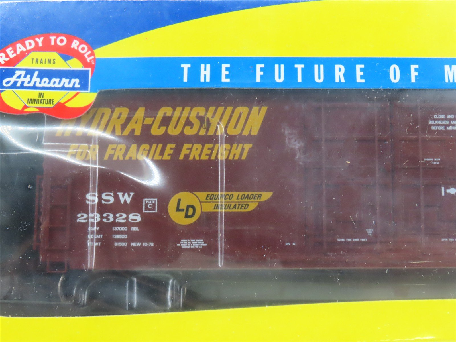 HO Scale Athearn 89176 SSW Cotton Belt 50' Plug Doors Box Car #23328 - Sealed