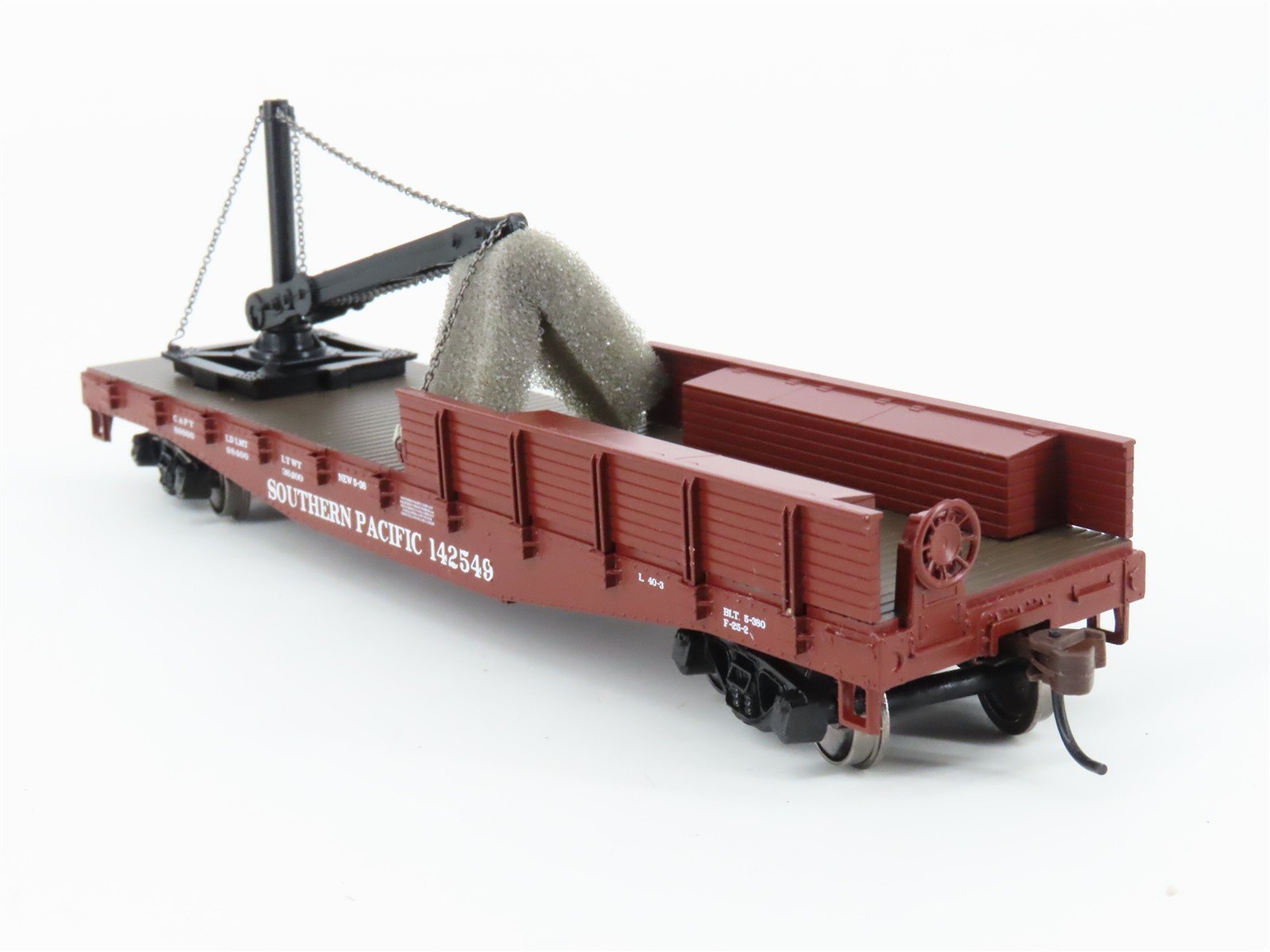 HO Scale Athearn 92238 SP Southern Pacific Railroad Derrick Car #142549