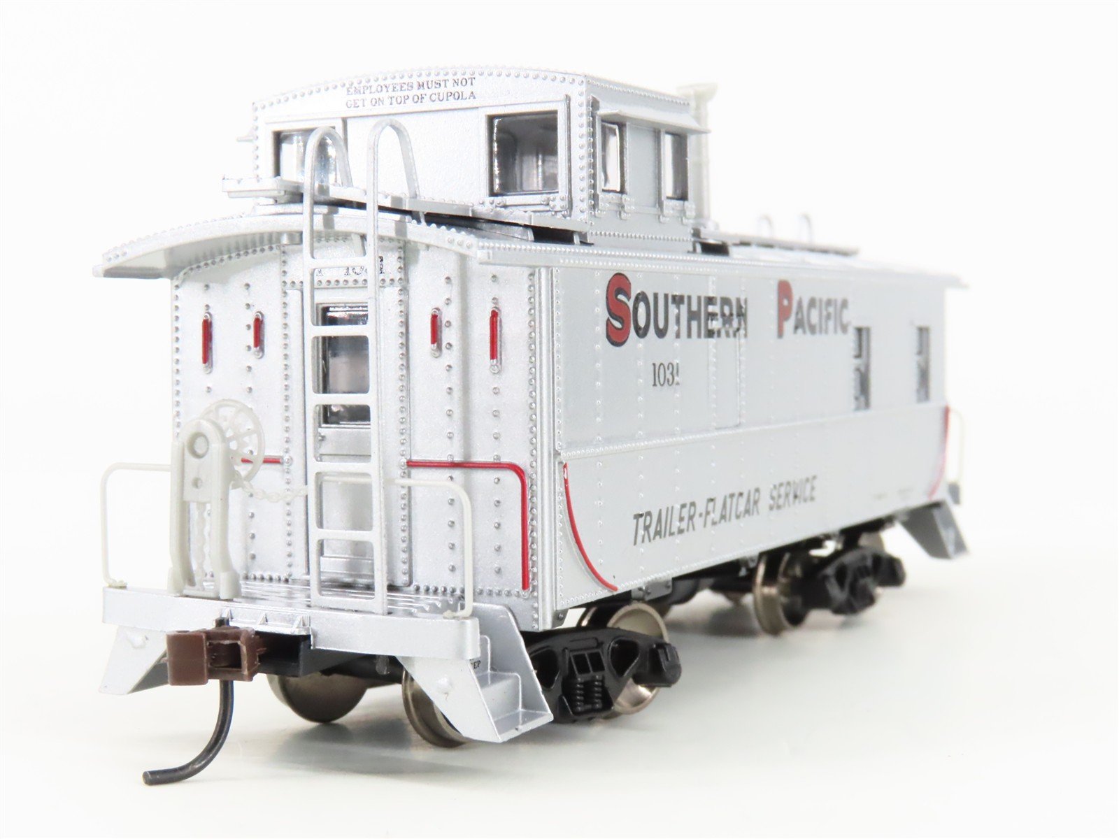 HO Scale Athearn 74177 SP Southern Pacific Railroad TOFC Cupola Caboose #1031