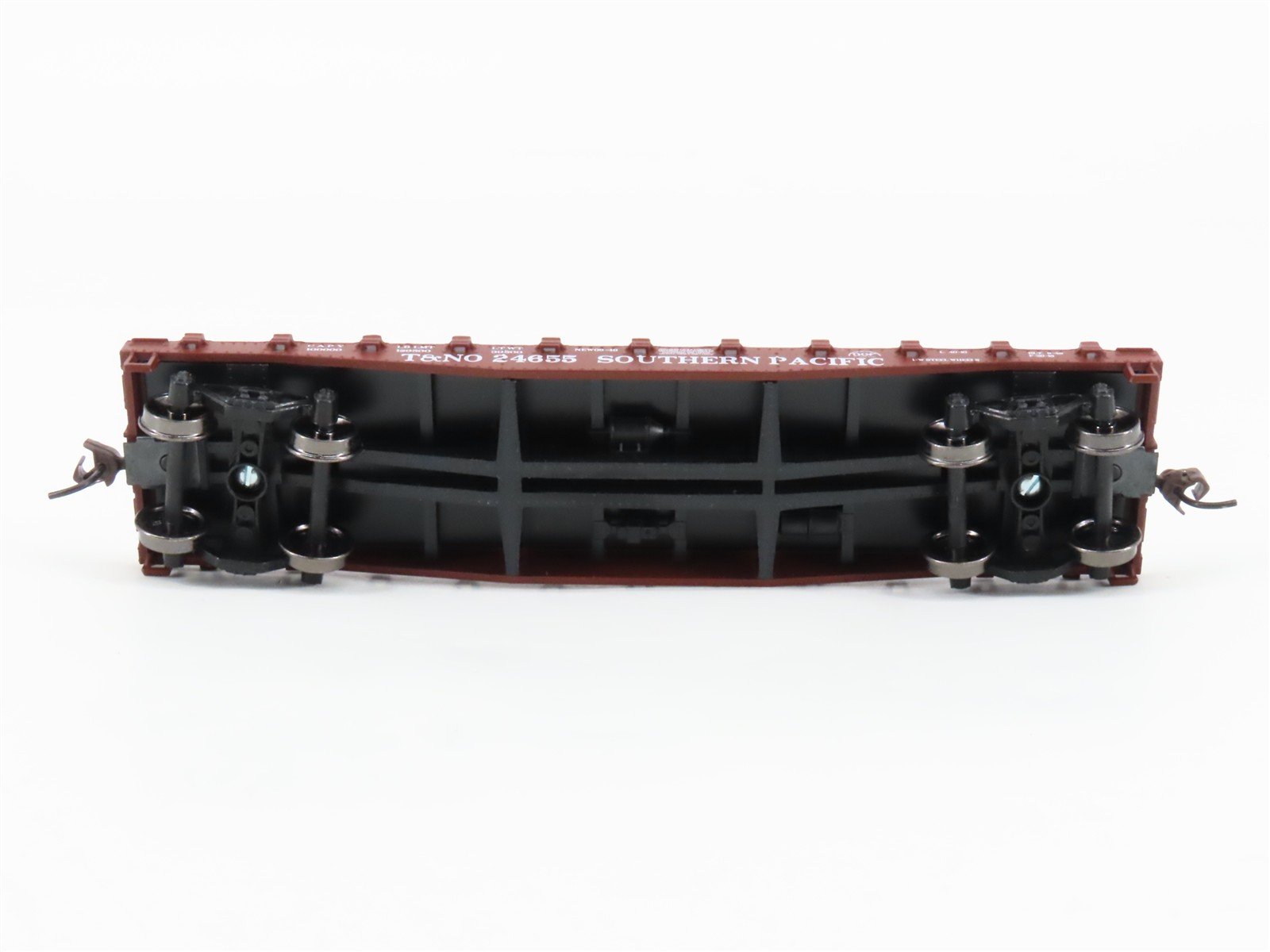 HO Scale Athearn 92185 T&NO SP Southern Pacific 40' Flat Car #24655 w/ Boat