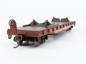 HO Scale Athearn 92186 T&NO SP Southern Pacific 40' Flat Car #24736 w/ Boat