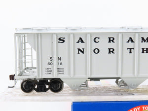 HO Athearn 89036 SN Sacramento Northern Railroad 3-Bay Covered Hopper #5018