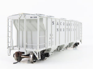 HO Athearn 89036 SN Sacramento Northern Railroad 3-Bay Covered Hopper #5018