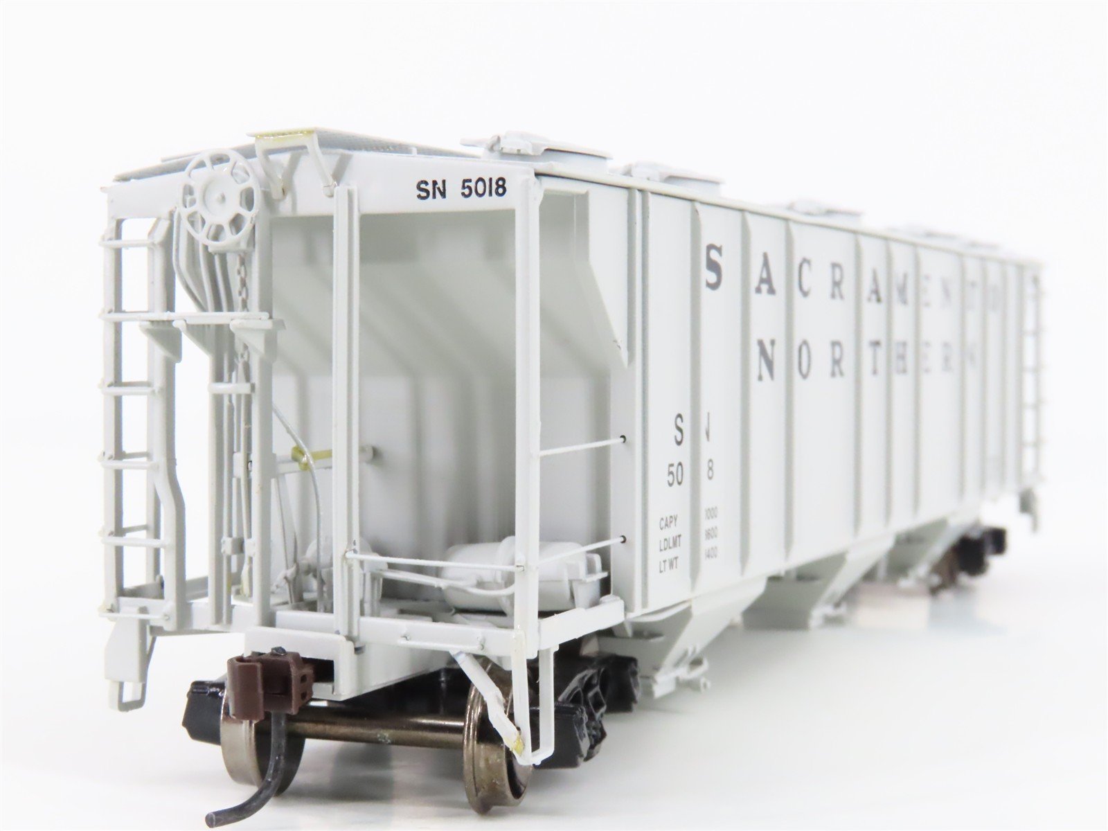 HO Athearn 89036 SN Sacramento Northern Railroad 3-Bay Covered Hopper #5018
